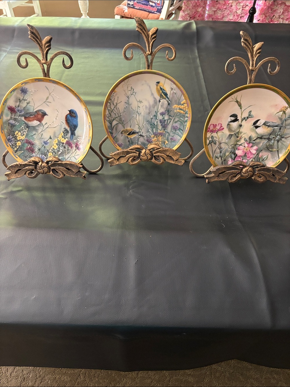 Set up three Lenox collections Bird plates